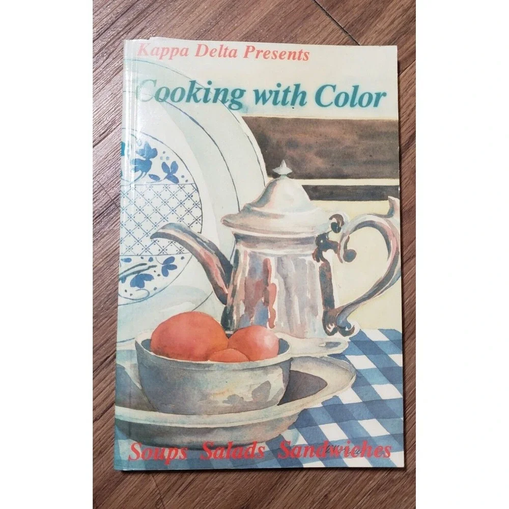 Kappa Delta Cooking‎ with Color Soups Salads Sandwiches 1988 River Bend PB